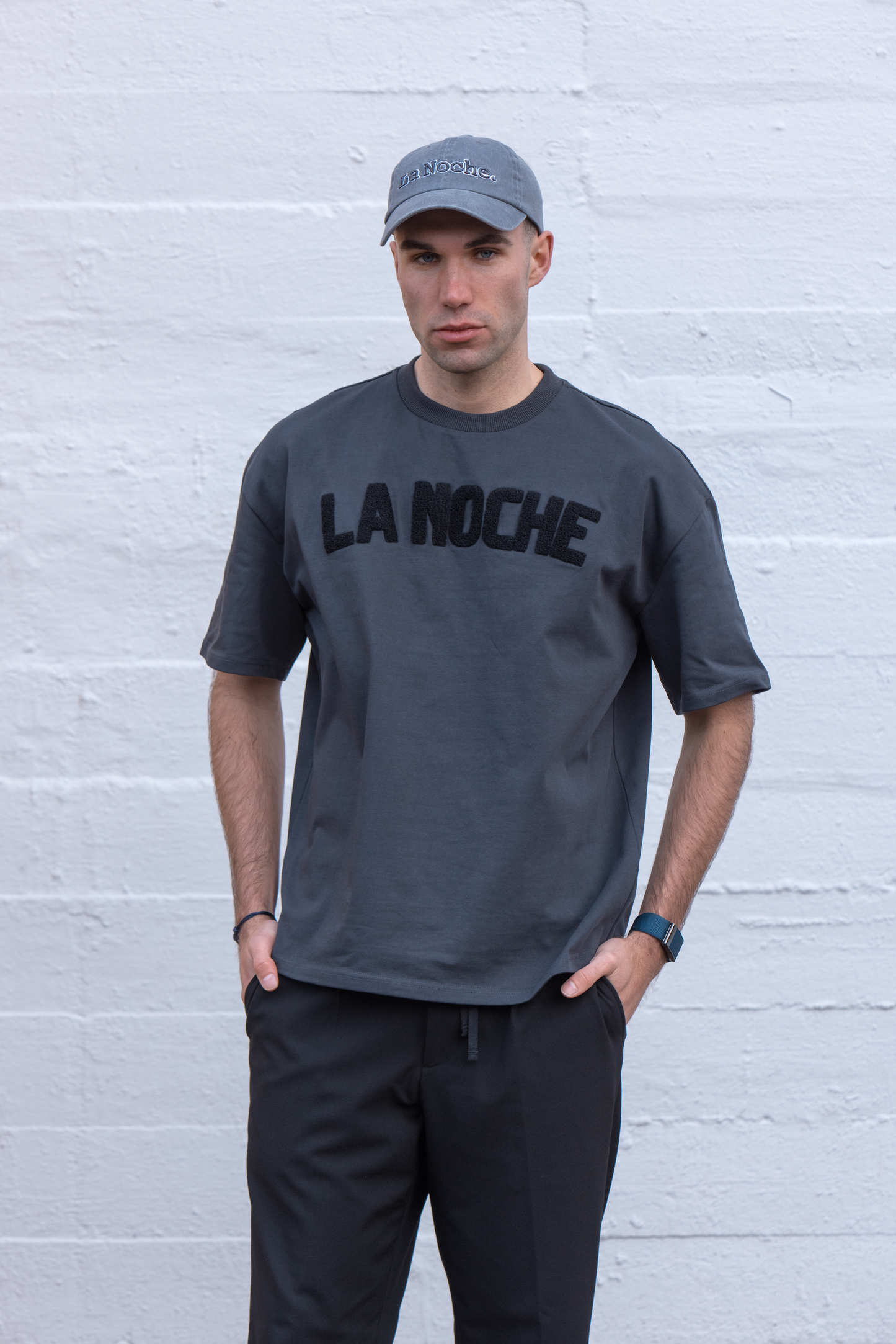 La Noche cap | Washed gray