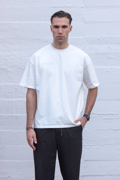 Oversized tee moon | White